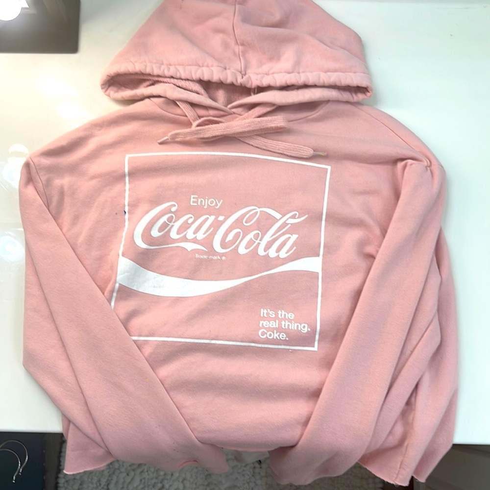 Coca-Cola cropped hoodie